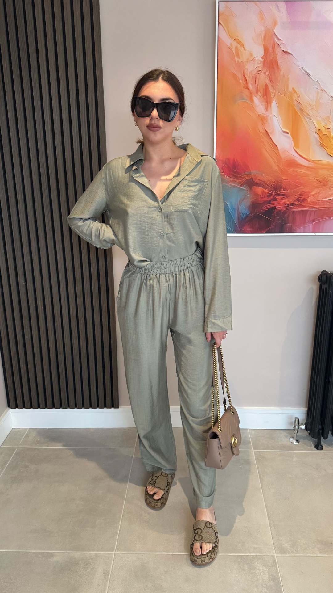 LIGHTWEIGHT SHIRT & TROUSERS CO-ORD SET