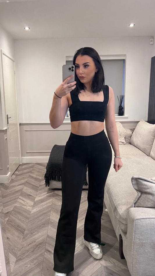 Black High Waist Yoga Pants