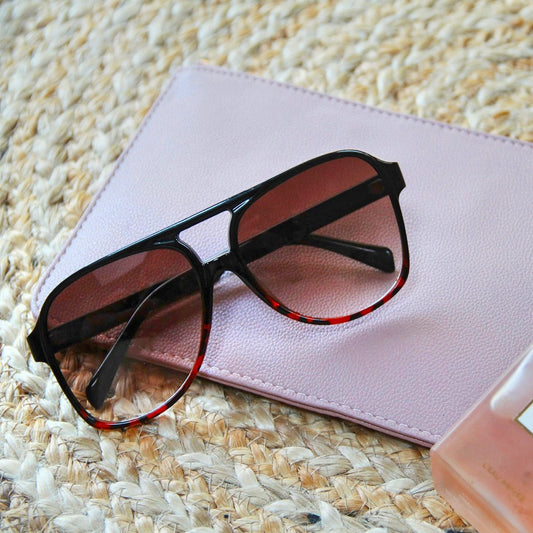 Round SolidGlow Sunglasses