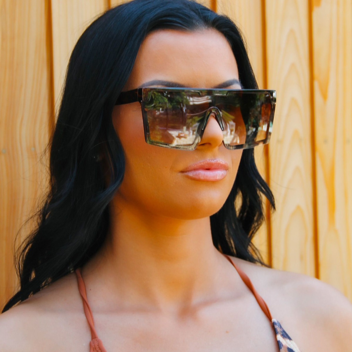 Classic LeopardSquare Sunglasses